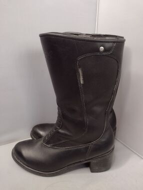 TCX Lady Waterproof Motorcycle Boots Womens 40 Black Riding Heels M